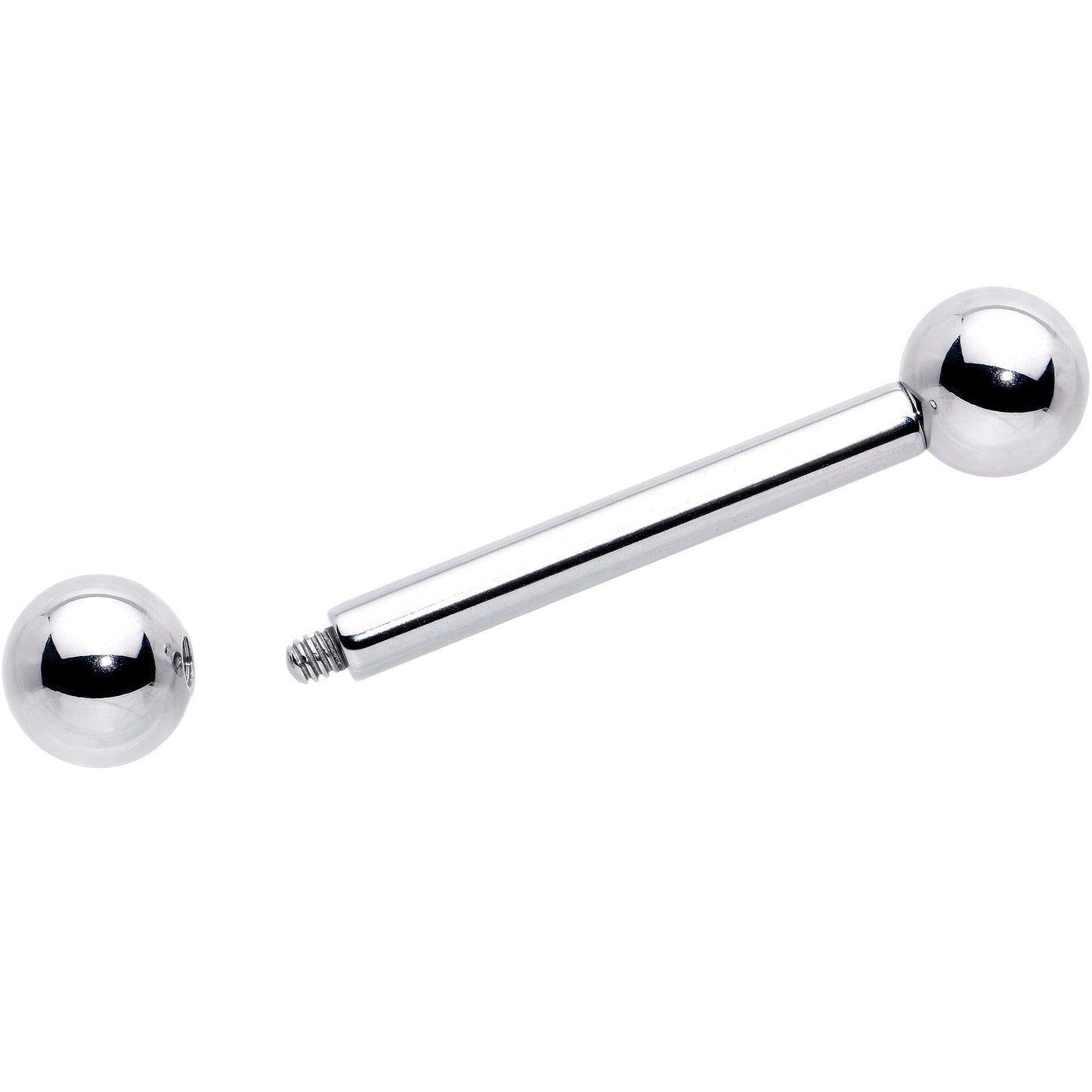 10G Stainless Straight Steel Barbell 3/4 6mm