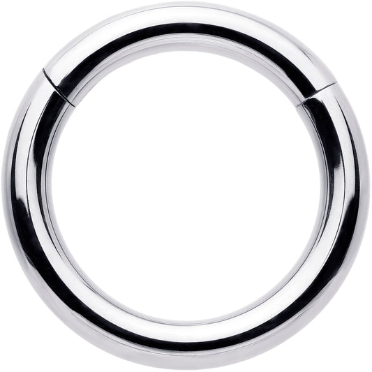 12G 3/8 316L Surgical Steel Precision Hinged Segment Hoop