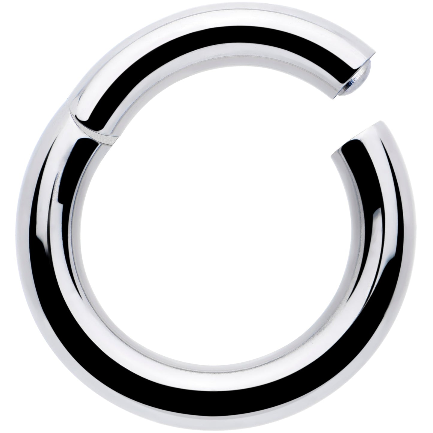 10G 3/8 316L Surgical Steel Precision Hinged Segment Hoop