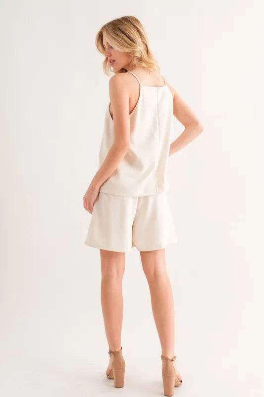 And The Why Sleeveless Basic Cami Top