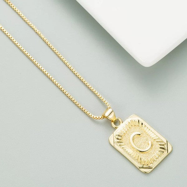 Classy Pendant Talia Initial Gold Letter Necklace