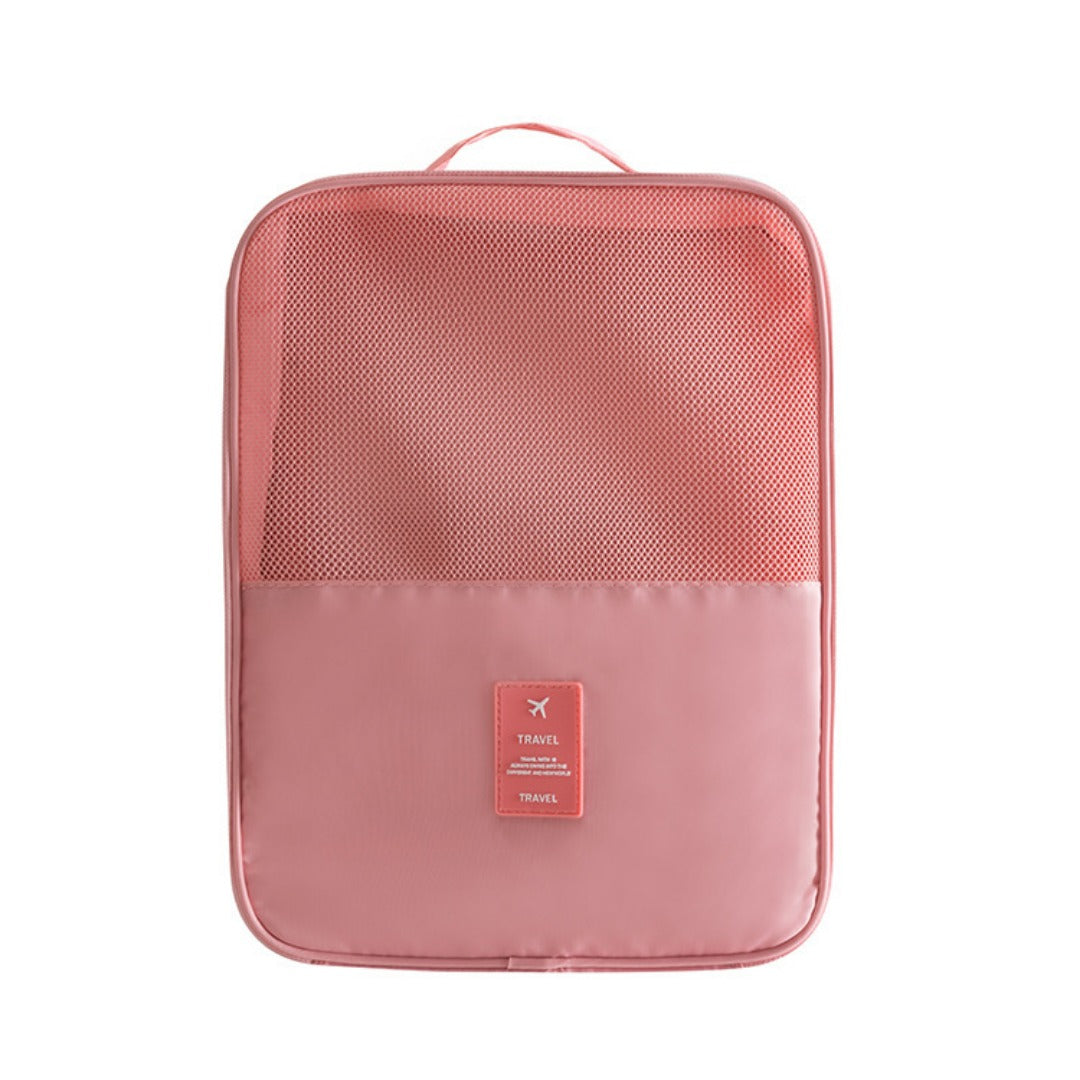 Large capacity can hold three pairs of shoes convenient Oxford cloth storage bag, waterproof shoe bag, suitcase trolley shoe bag