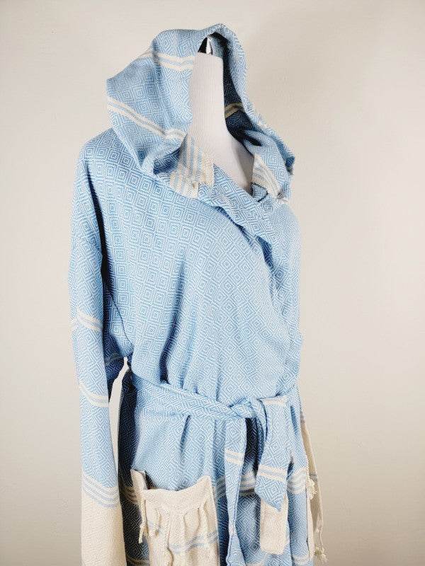 Unisex Robe, Beach or spa Robe with pockets - Ligh