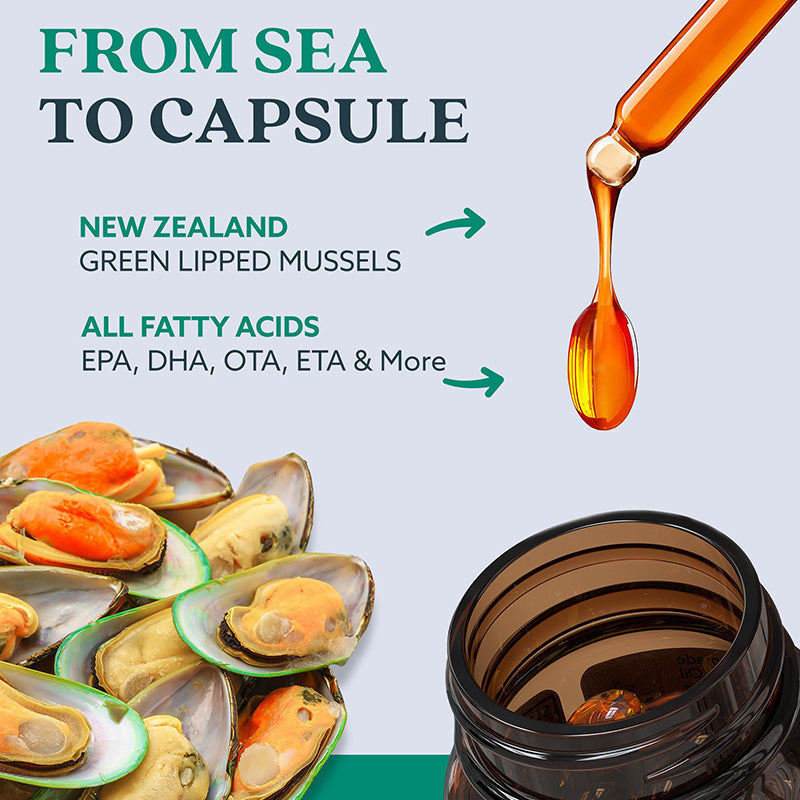 Cross-border Exclusive Green-lipped Mussel Oil Capsules