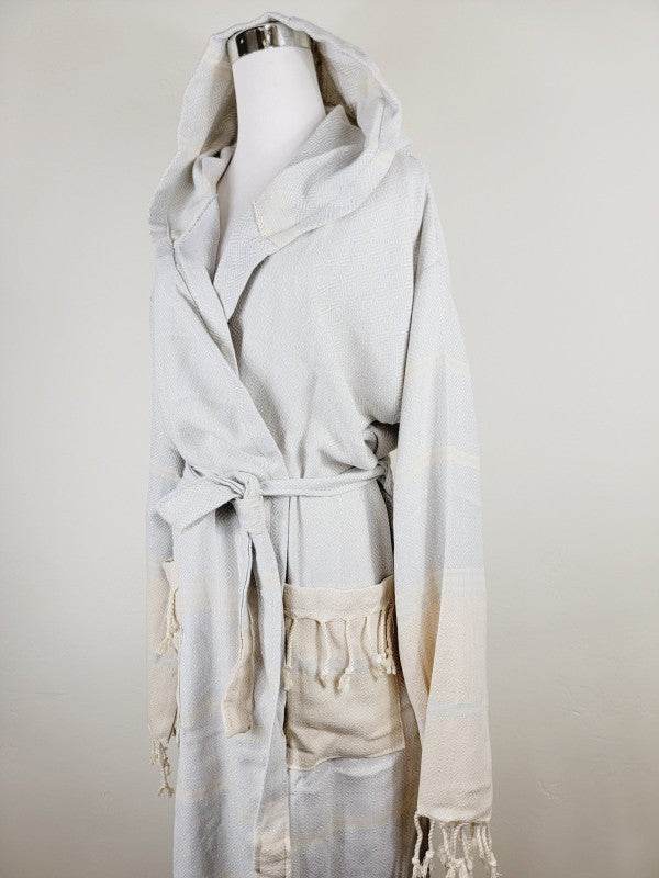 Unisex Robe, Beach or spa Robe with pockets - Ligh