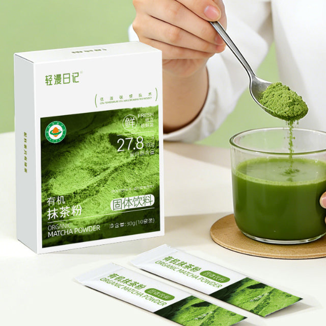 30g Matcha Powder For Baking Desserts Ice Cream Tea Drinks And Milk TeaLow-Fat Green Tea Powder
