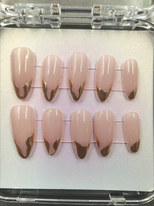 1056- Handmade press on nails fake nails removable