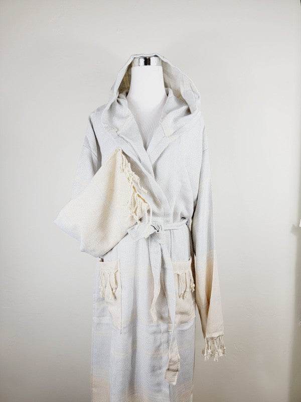 Unisex Robe, Beach or spa Robe with pockets - Ligh
