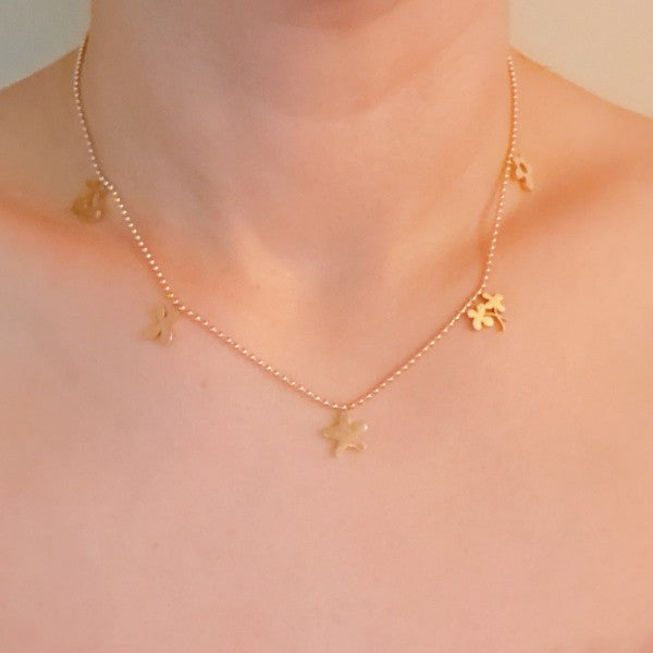 Lucky Picks Charm Chain Necklace