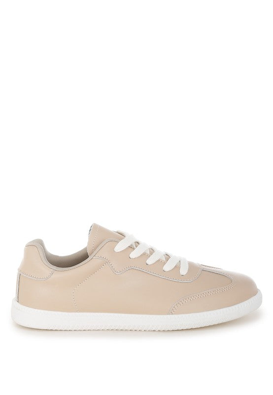 Bostonia Real Leather Casual Sneakers