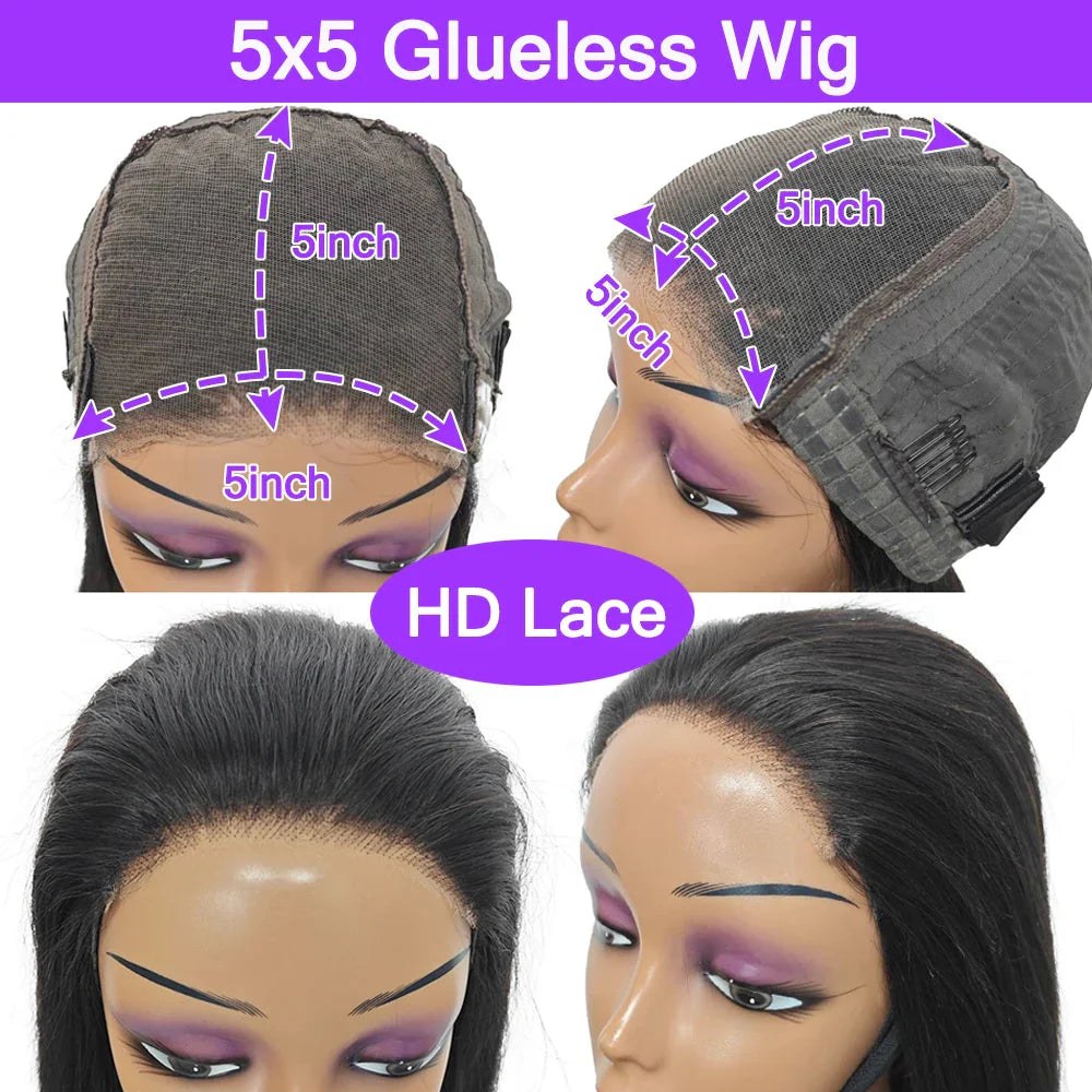 12A Brazilian Hair 36/40 Inch Body Wave 13x4 HD Lace Frontal Wig | Glueless | 100% Raw Human Hair | Ready to Wear