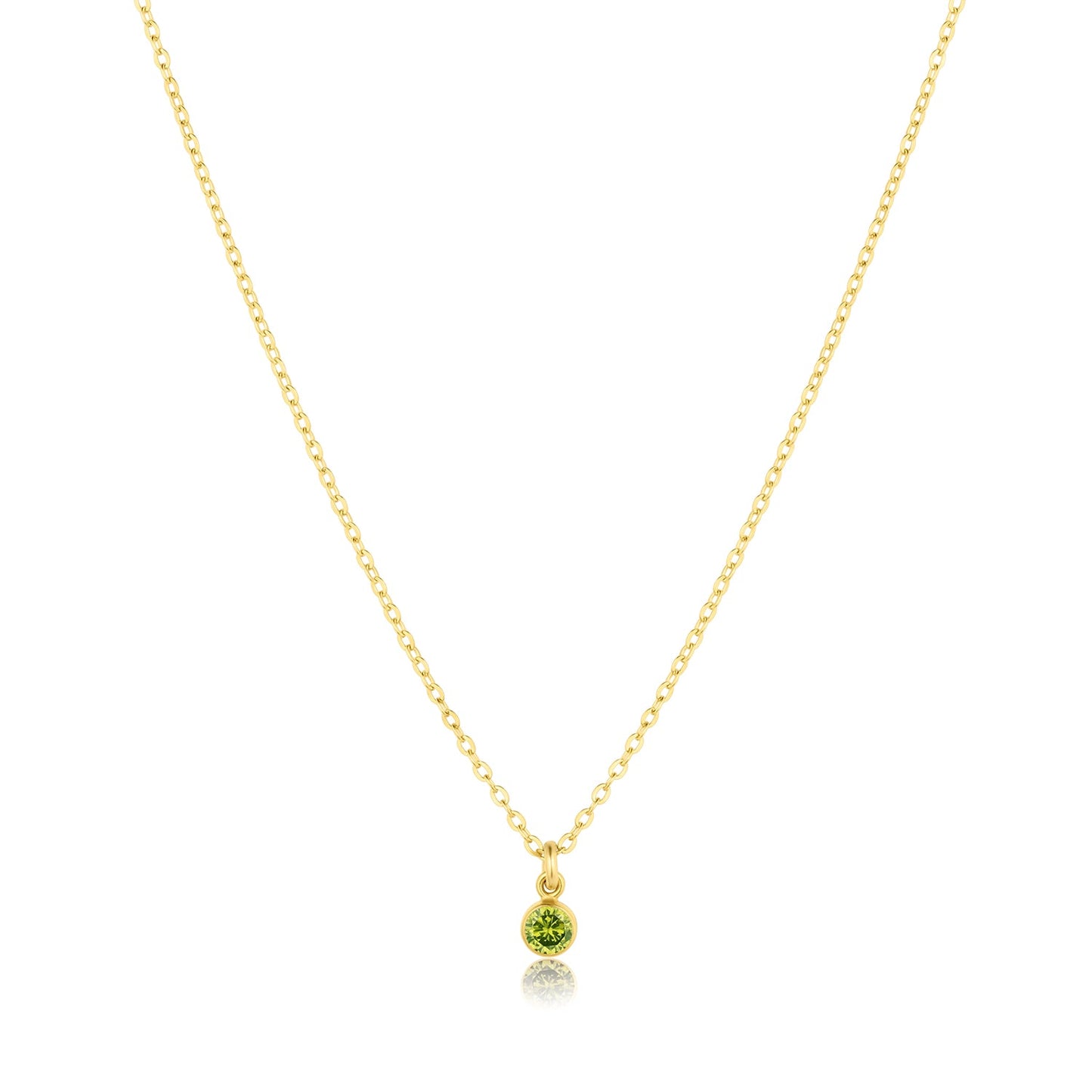 Birthstone Charm Necklace
