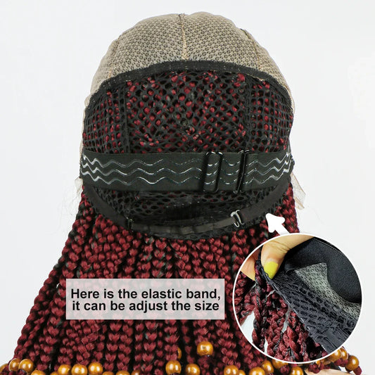 14" Short Braided Bob Wig | Lace Front | Heat Resistant | Black Women