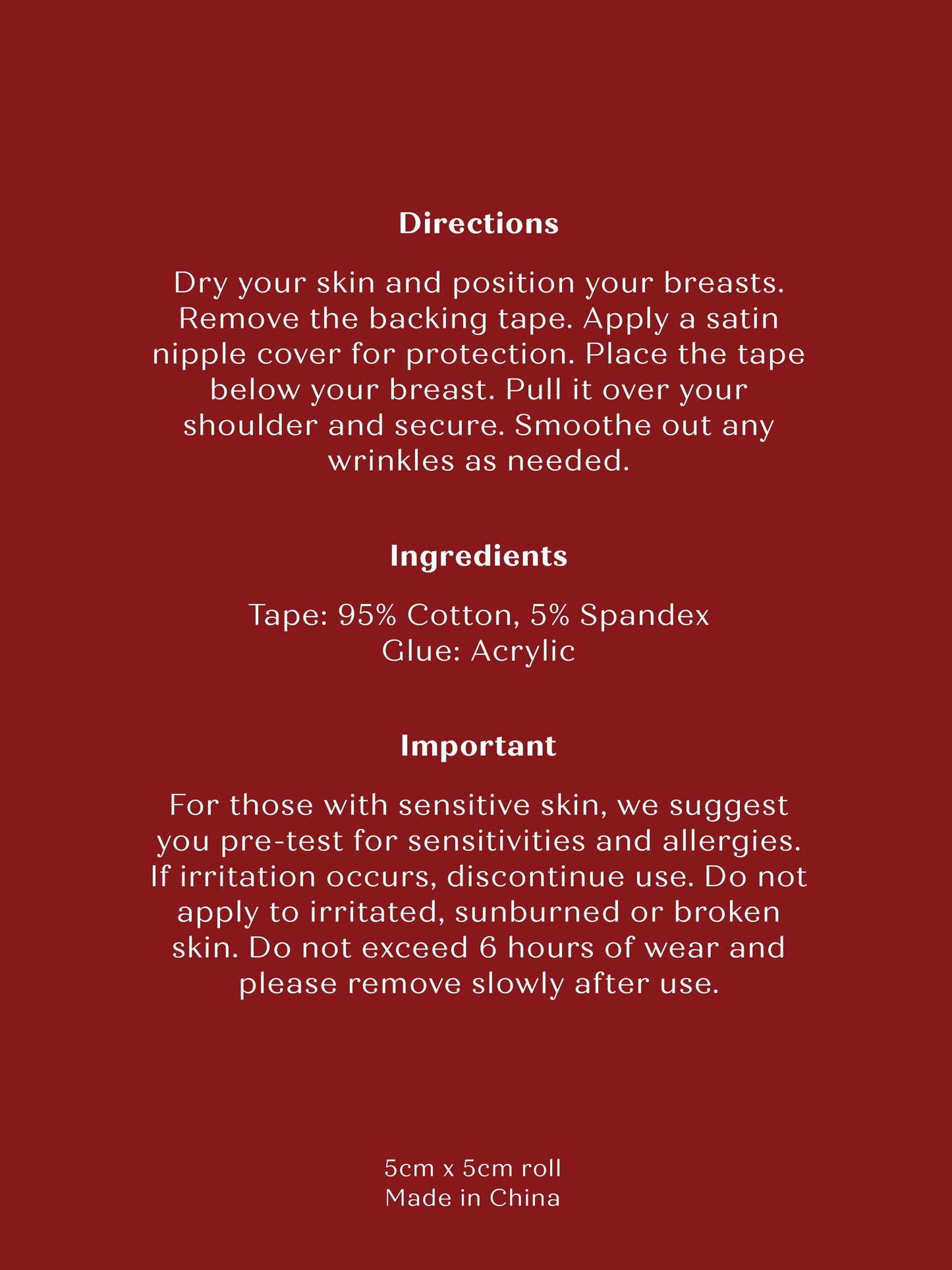 Miss Circle Original Nude Color Boob Tape