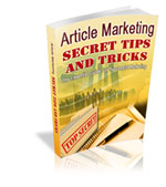 Article Marketing Secret Tips and Tricks  Ebook