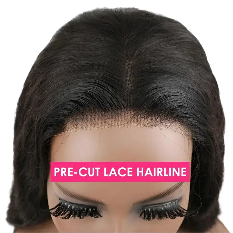Brazilian Short Bob Wig | Straight | Human Hair | Pre Plucked | Ready To Go | Glueless | Wear and Go | Ready to Wear