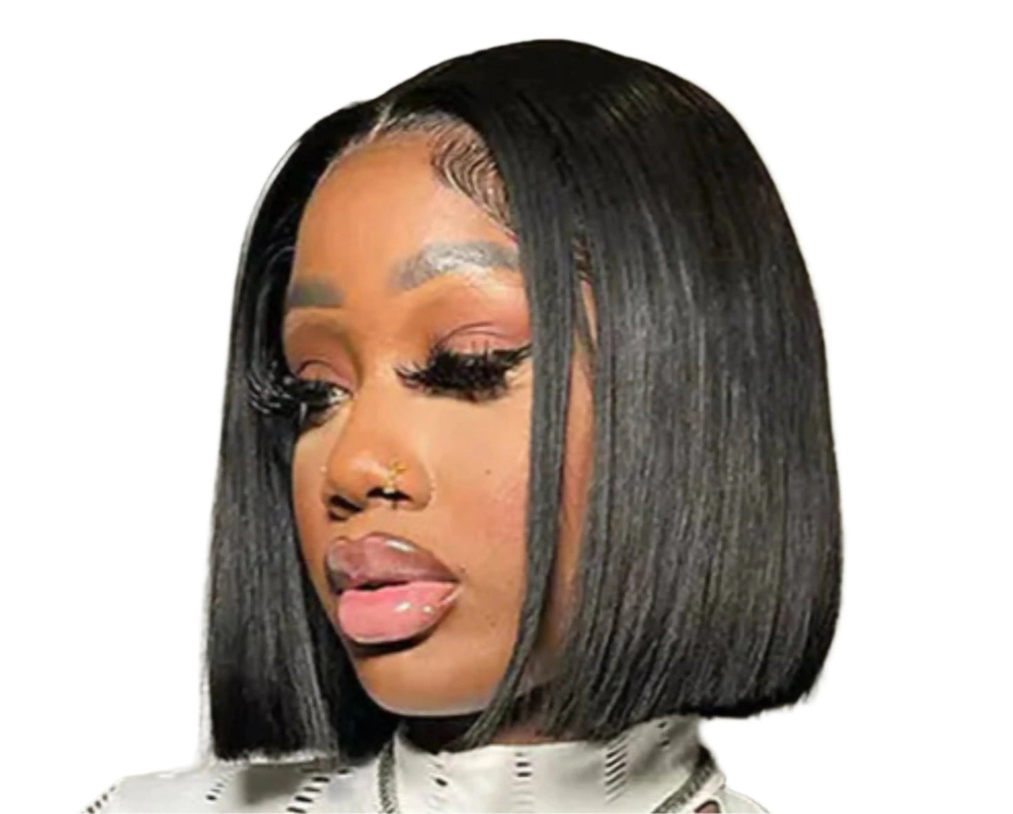 Brazilian Short Bob Wig | Straight | Human Hair | Pre Plucked | Ready To Go | Glueless | Wear and Go | Ready to Wear