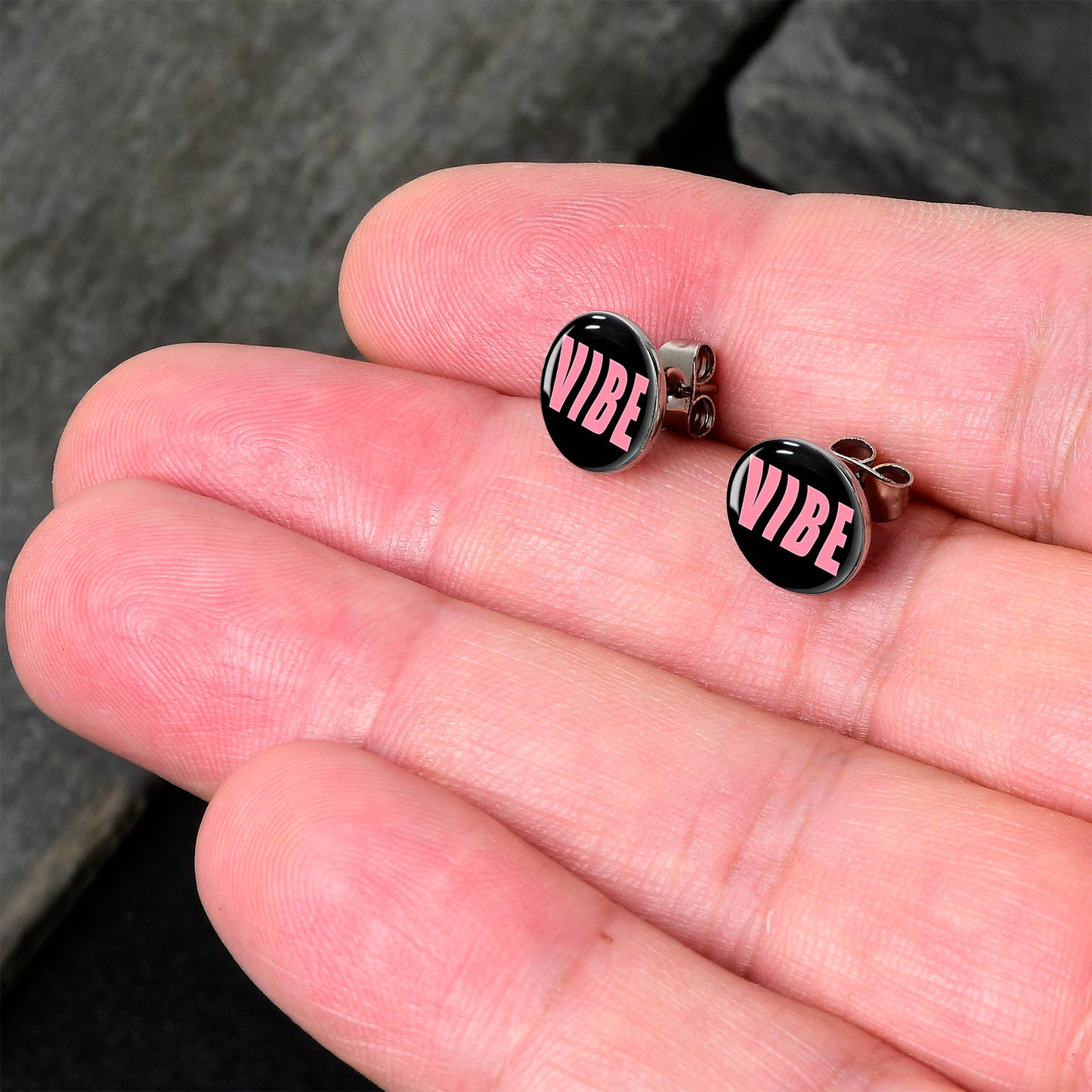 Vibe Stud Earrings by Onyx O
