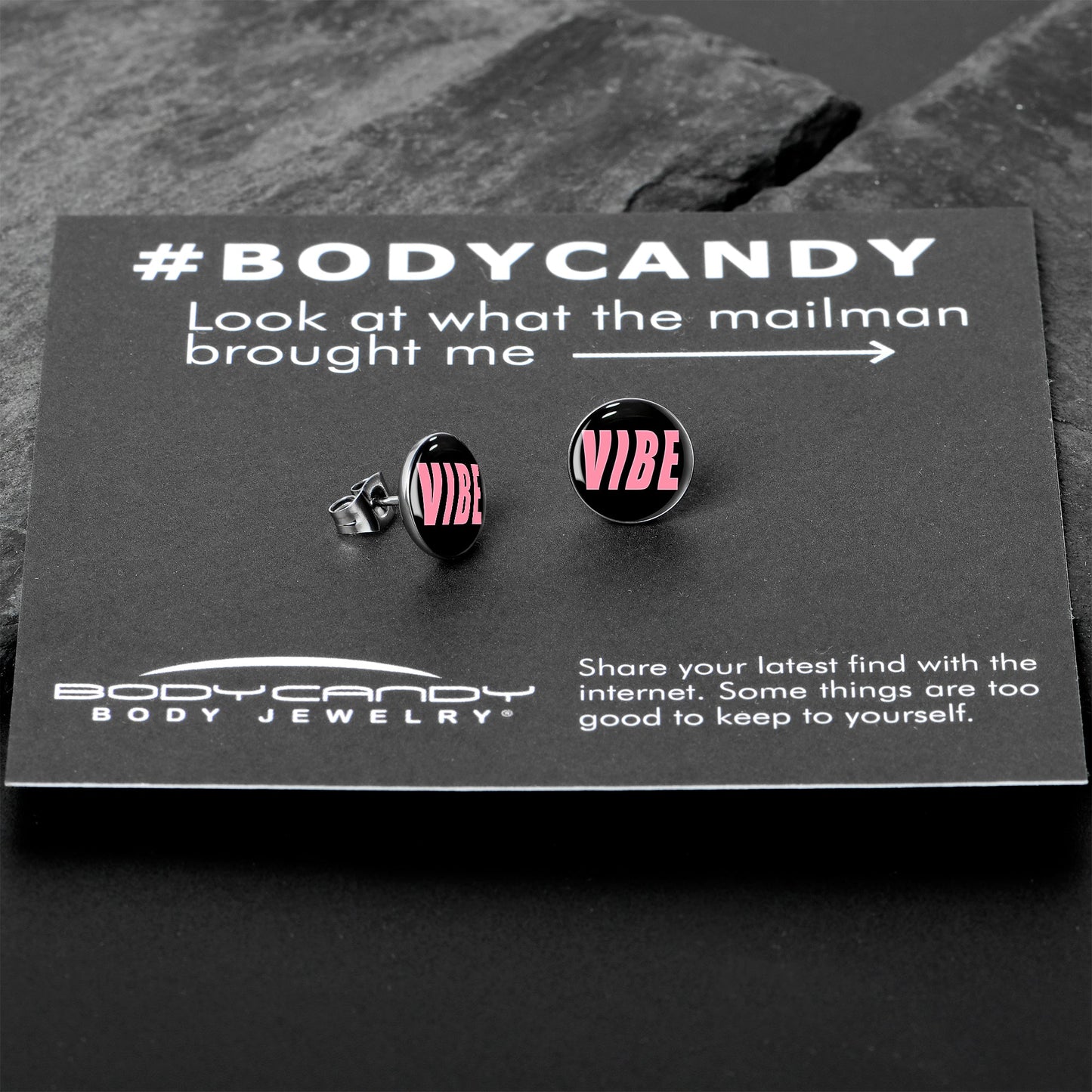 Vibe Stud Earrings by Onyx O