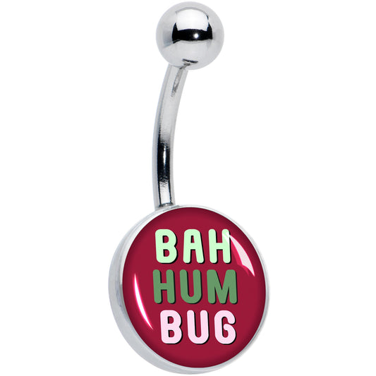 Bah Humbug Holiday Grouch Belly Ring by Onyx O