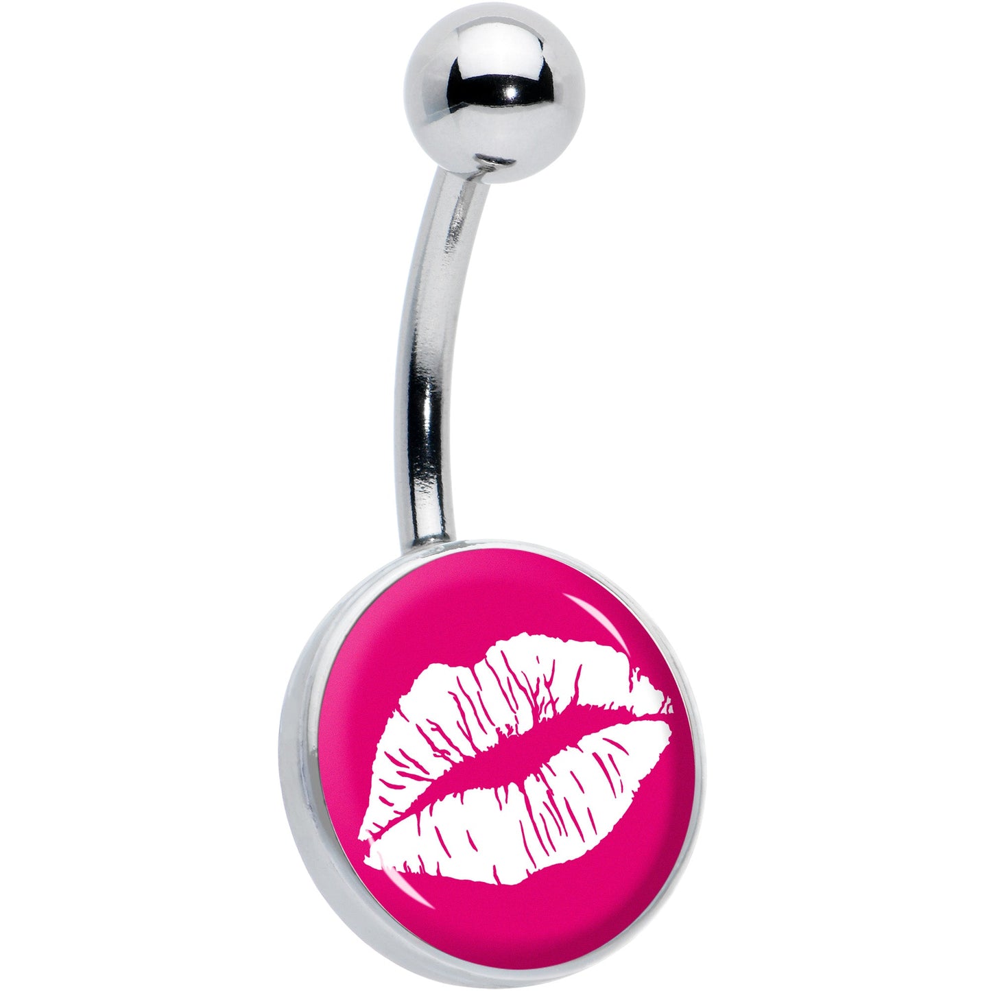 Red Hot Lips Belly Ring by Onyx O