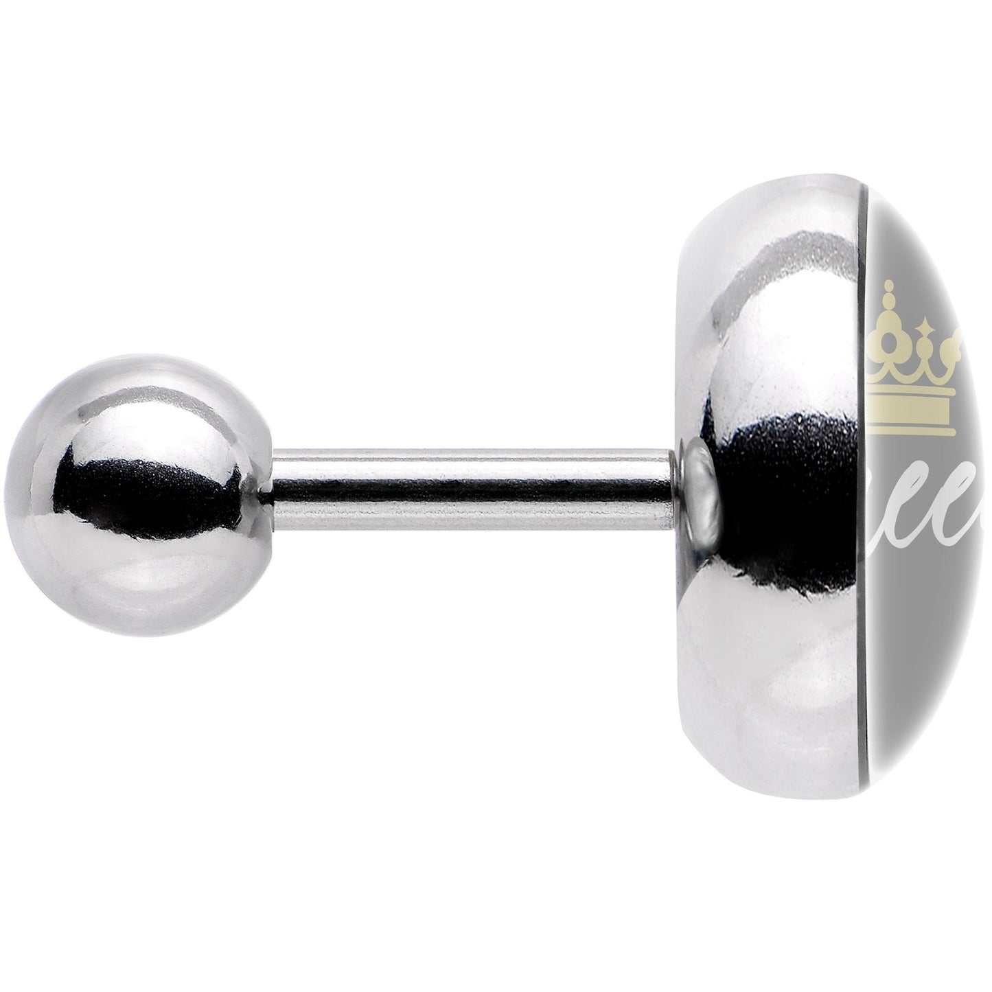 16G 1/4 Queen Crown Tragus Cartilage Earring