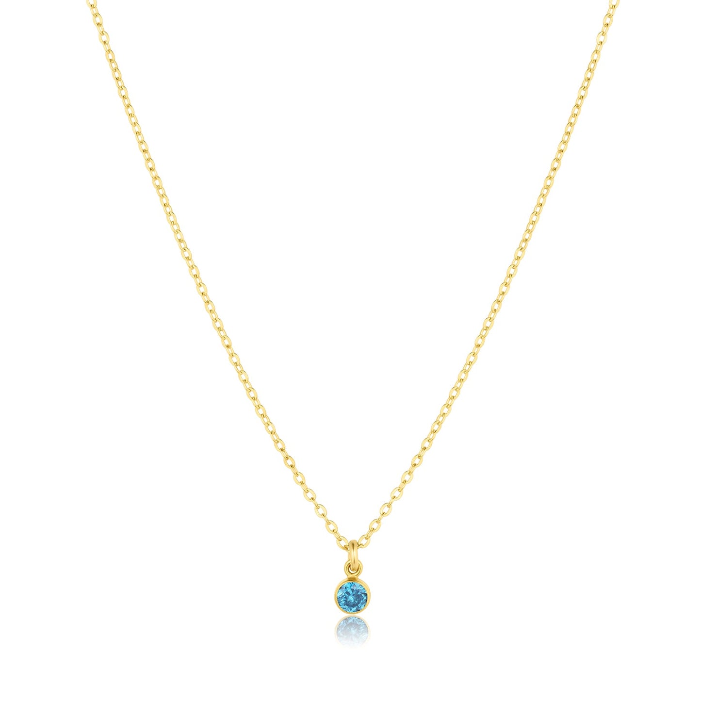Birthstone Charm Necklace