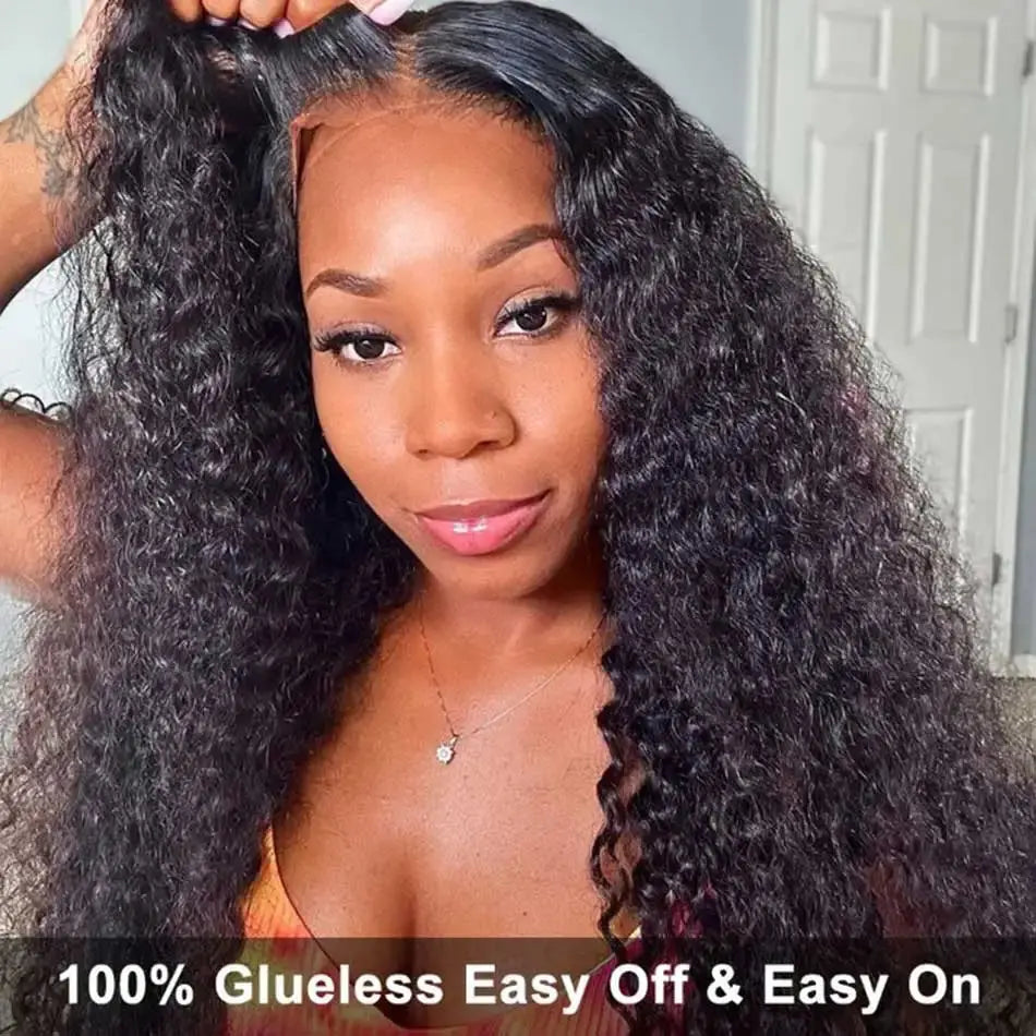 Glueless Jerry Curly Wig | Human Hair | Peruvian | Remy Grade | Ready To Wear | Wear And Go