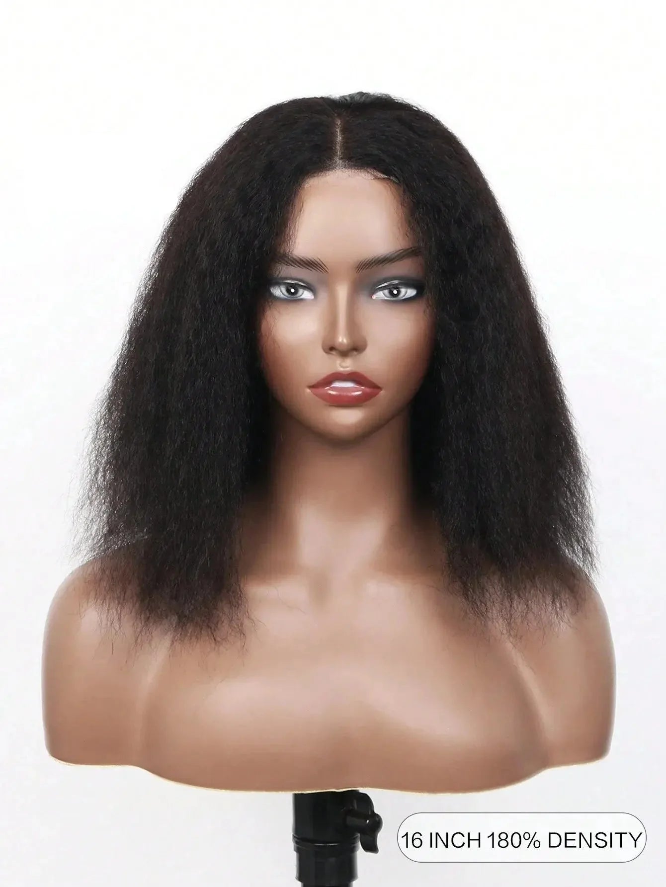 Glueless | Kinky | Straight | Frontal | 100% Human Hair | Wear And Go | Bob | 12A Peruvian Hair | Short | Yaki Straight Wigs
