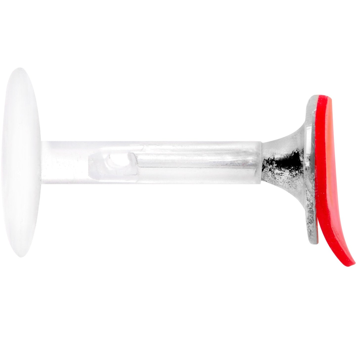 Handmade 1/4 5/16 Bioplast Red Strawberry Push In Cartilage Earring