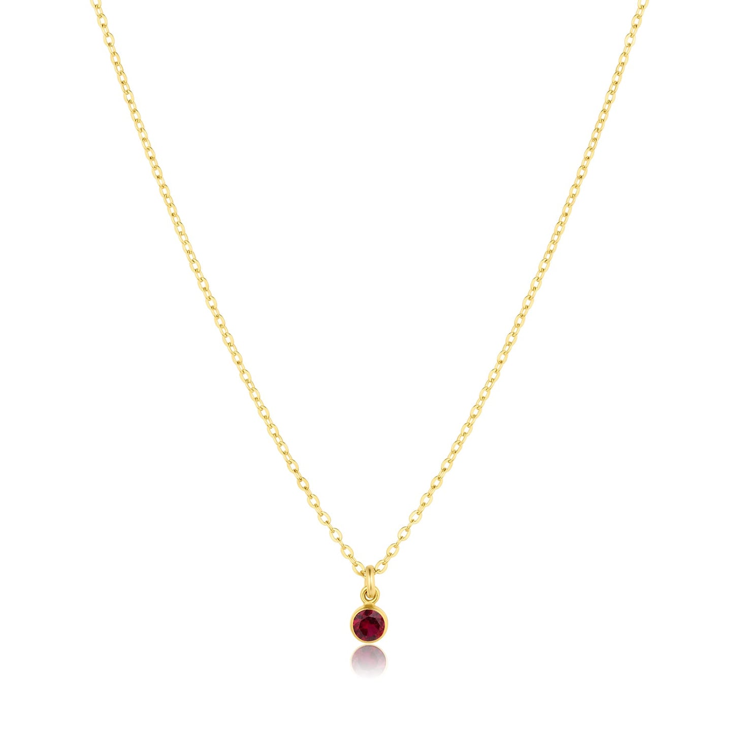 Birthstone Charm Necklace