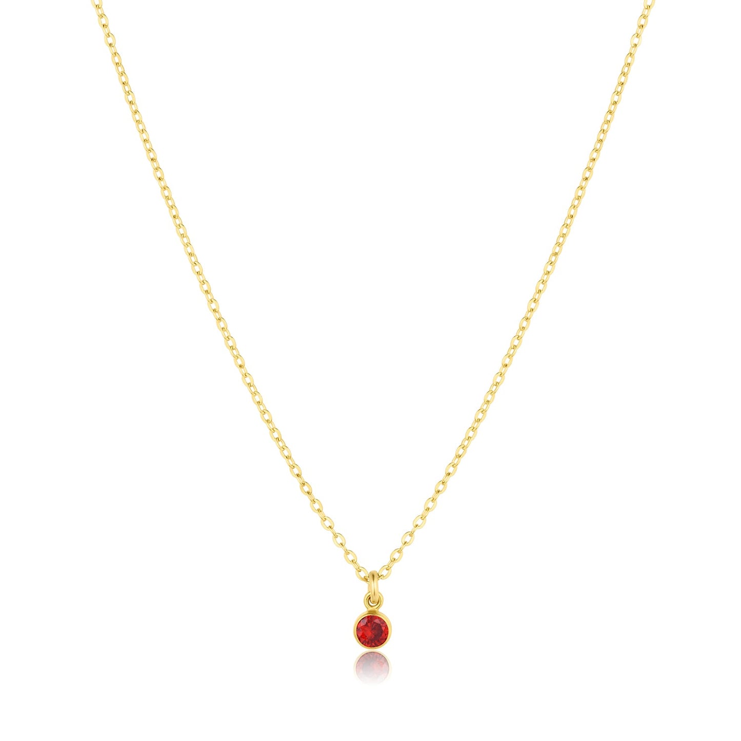 Birthstone Charm Necklace