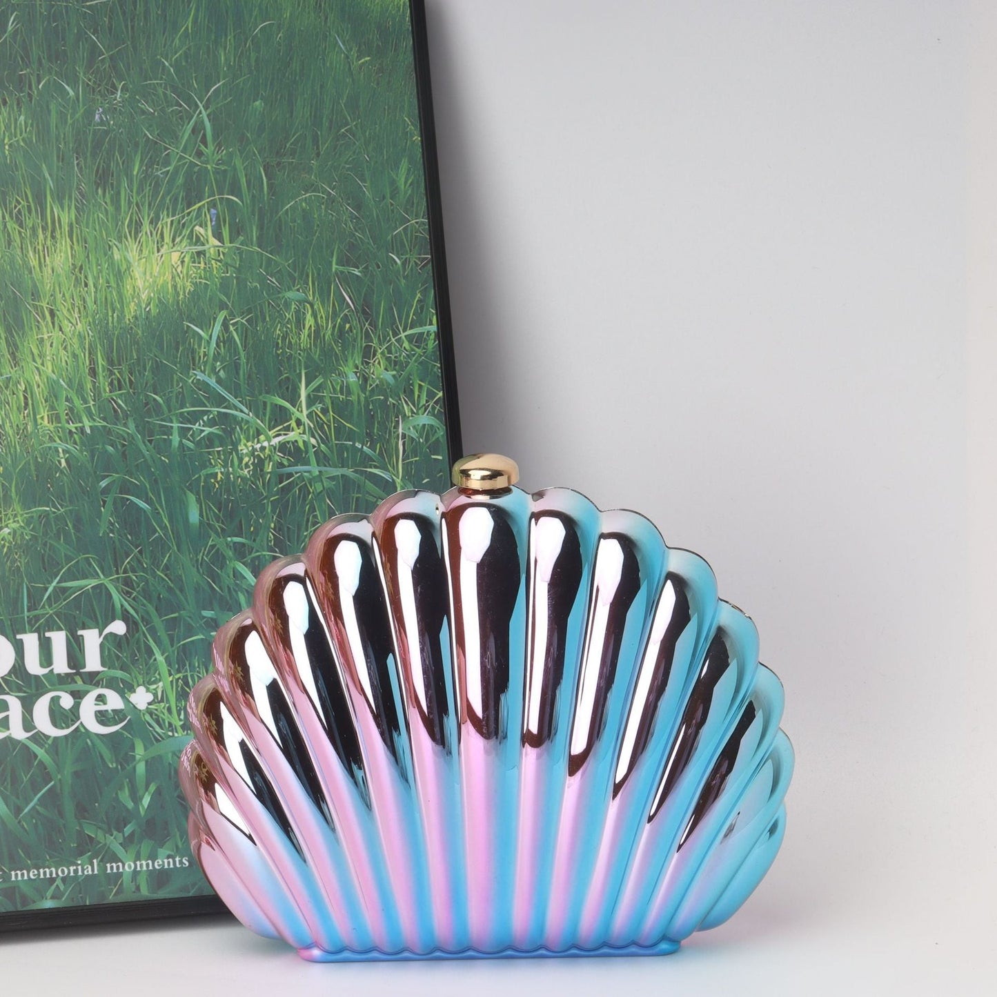 Shell Box Bag, Clutch Purse, Dinner Purse evening Clutch Purse Party, Prom Bag, Party Purse,