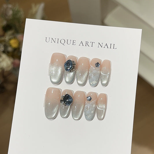 0964- Handmade press on nails fake nails removable