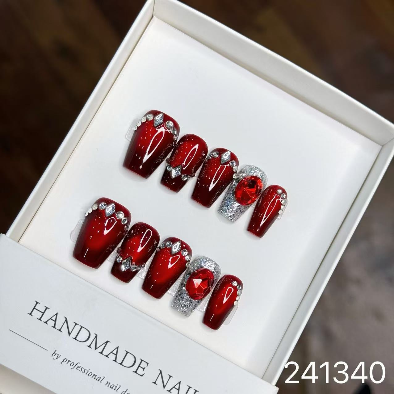 1030- Handmade press on nails fake nails removable