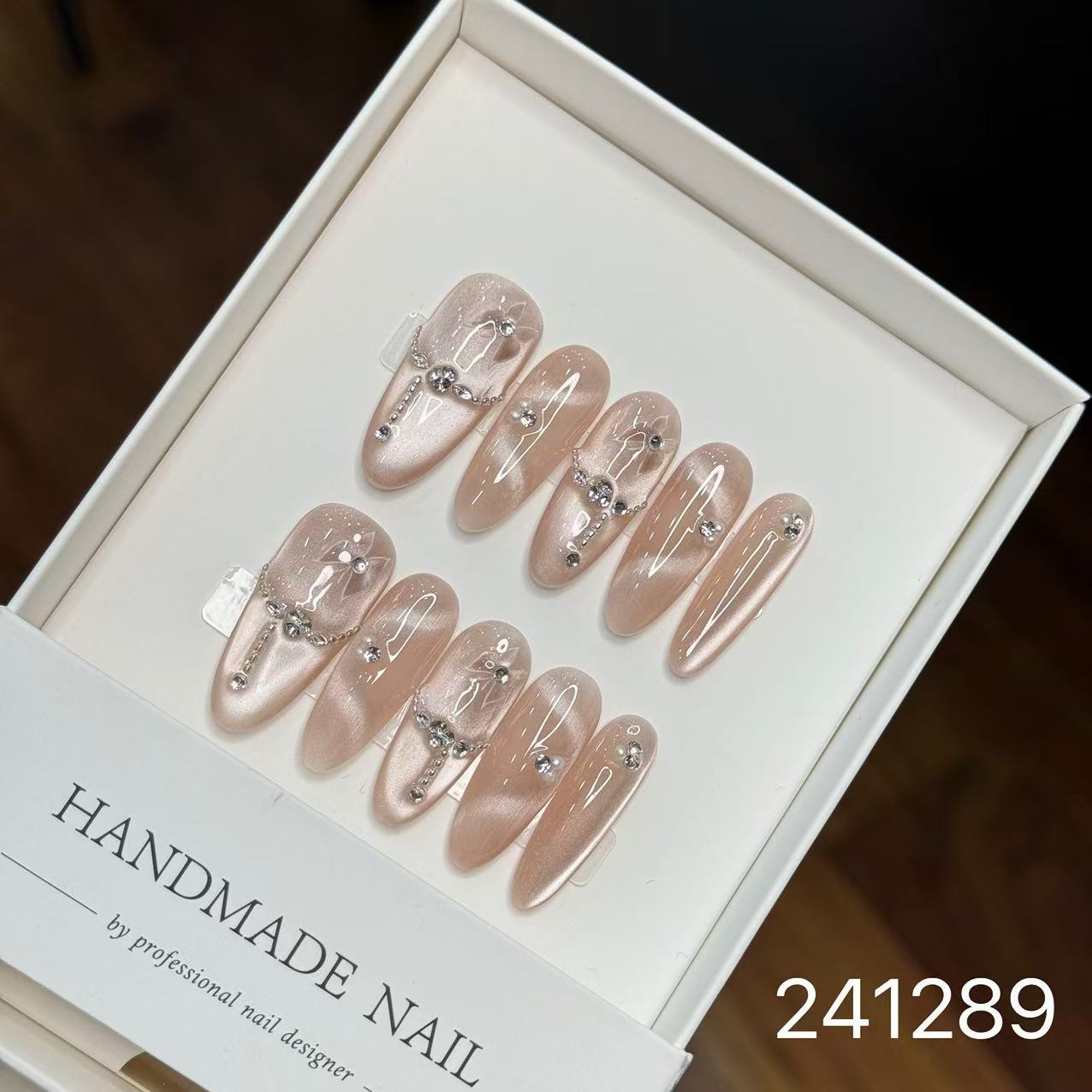 1029- Handmade press on nails fake nails removable
