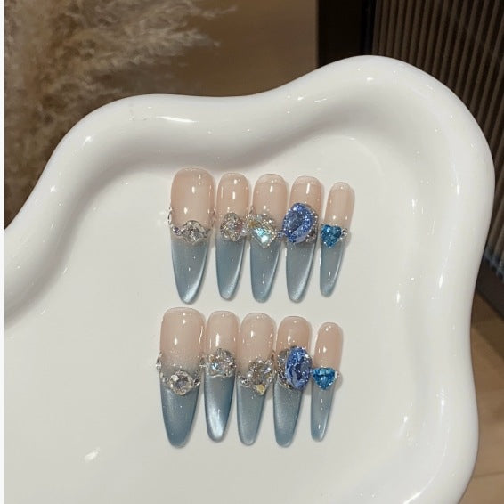 1033- Handmade press on nails fake nails removable