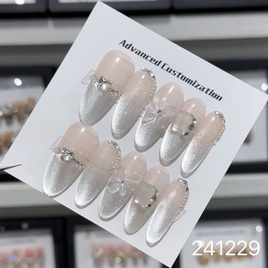 1030- Handmade press on nails fake nails removable