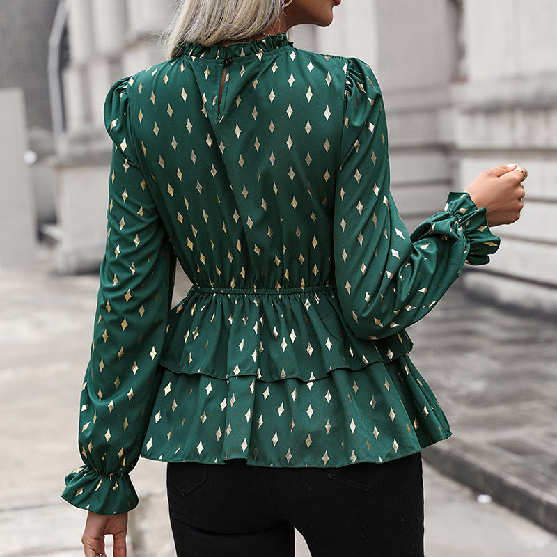 Autumn Women Clothing Slim Shirt Long Sleeve Women