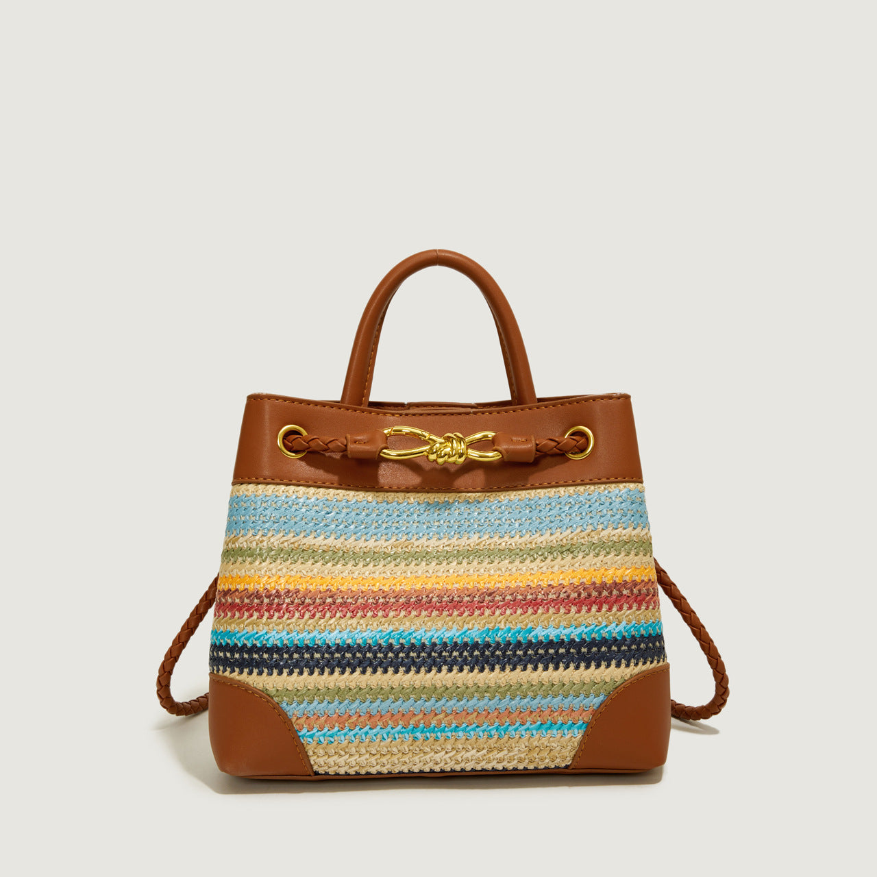 Messenger Bag Korean Niche Straw Woven Bag for Women Summer All Matching Beach Handbag