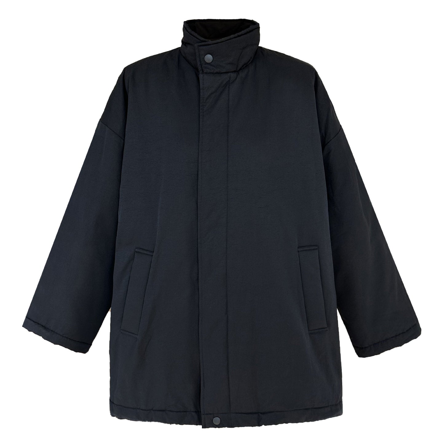 Simple Profile Cotton Coat Jacket Women Winter Oversize Quilted Workwear Cotton Coat