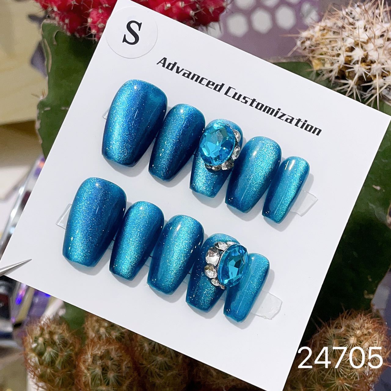 0967- Handmade press on nails fake nails removable