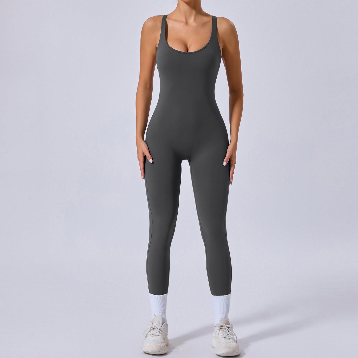 Autumn Sand Cross Beauty Back Exercise Yoga Bodysuit Adjustable Shoulder Strap Hip Lifting One Piece Yoga Clothes