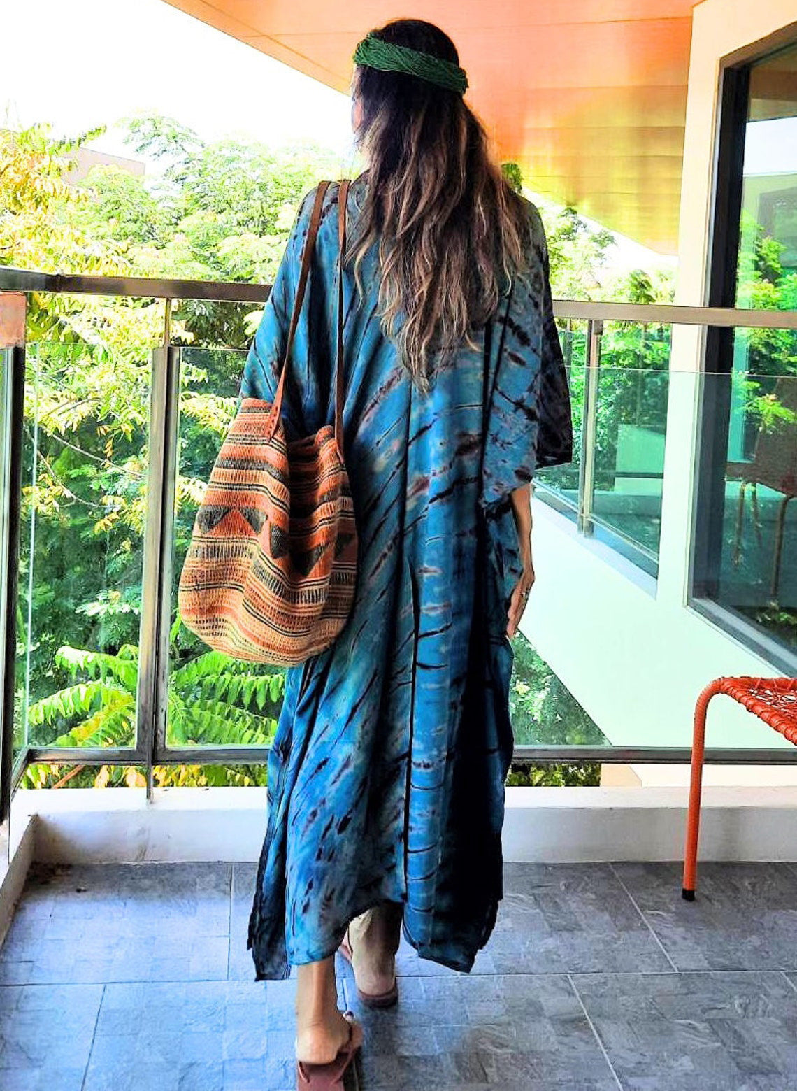 Rayon Printed Robe Vacation Casual Beach Bikini Cover 3 Colors