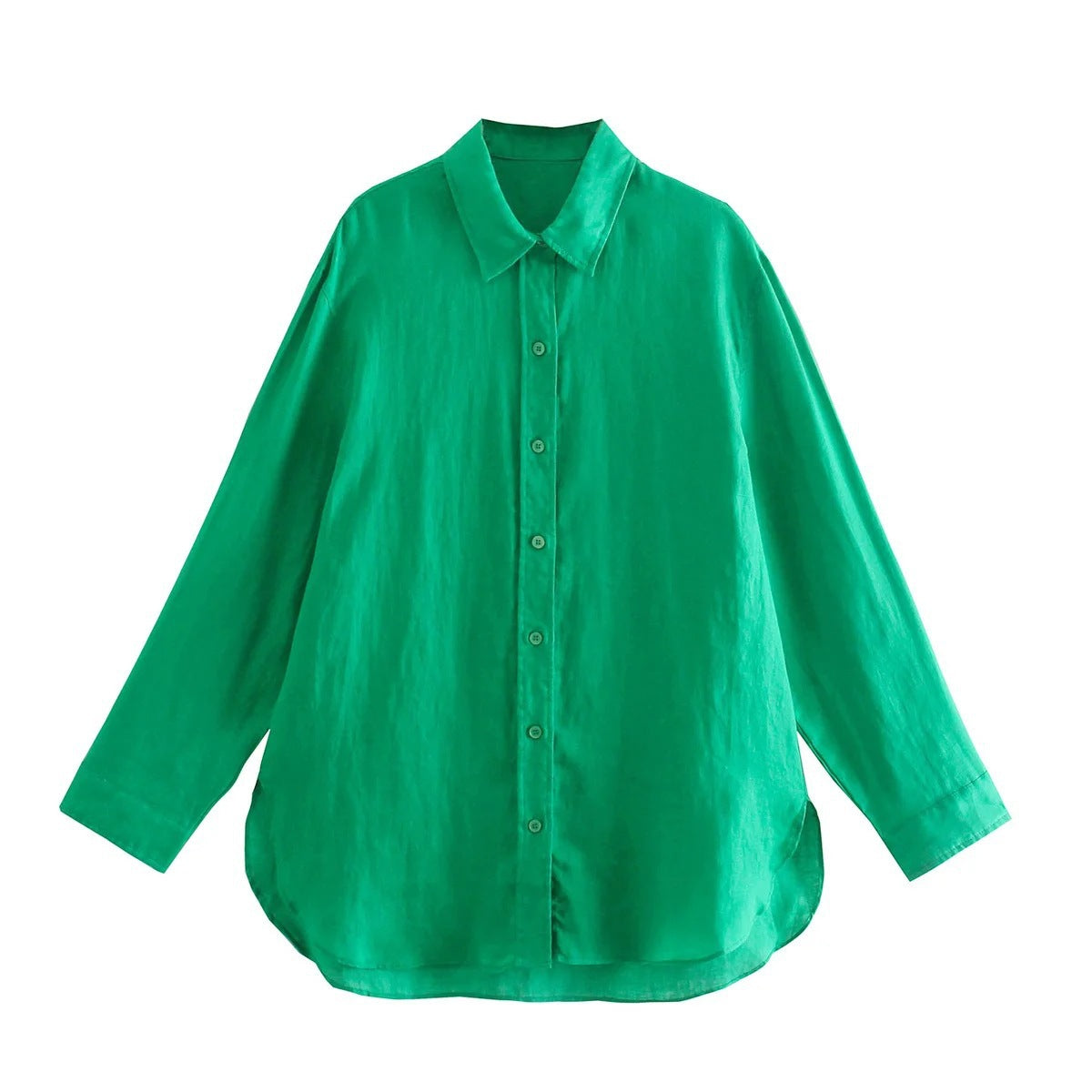 Fashion Beauty Loose Single-Breasted Shirt Fall Women Clothing New Oversize Large Casual Shirt