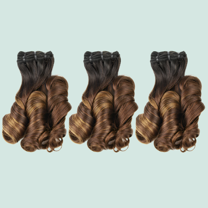 12A Double Drawn Funmi Spring Curl 4/30 Brazilian Human Hair