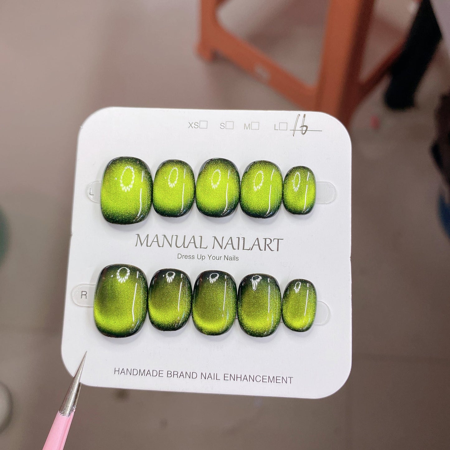 1027- Handmade press on nails fake nails removable