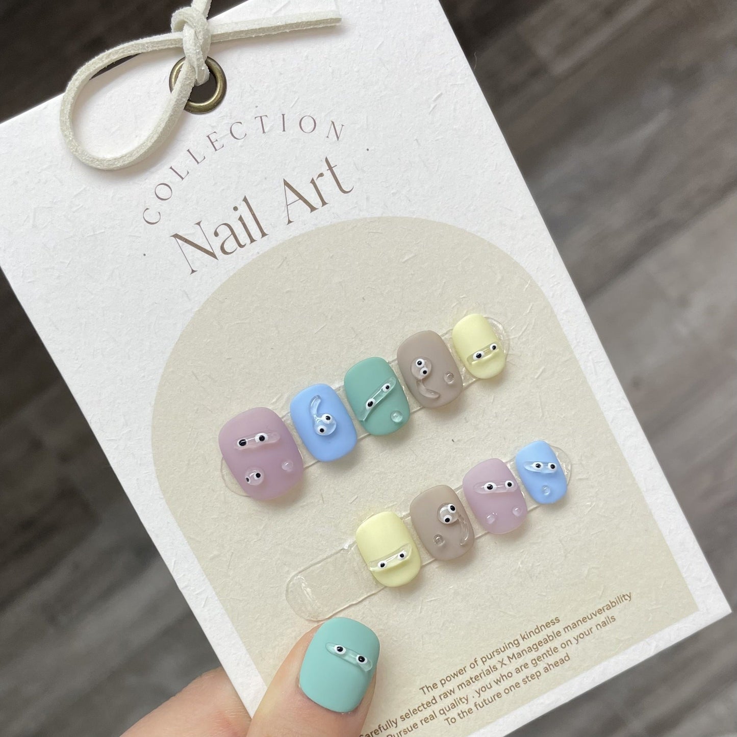 1022- Handmade press on nails fake nails removable