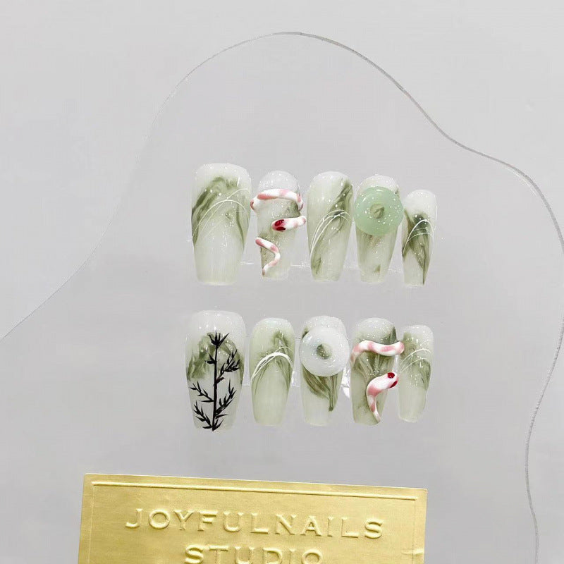 0937- Handmade press on nails fake nails removable