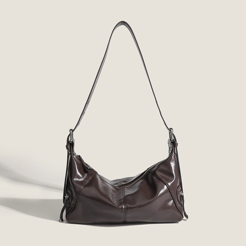 Hobo bag female, bag design cool pull girl shoulder bag, handbag retro, underarm bag female